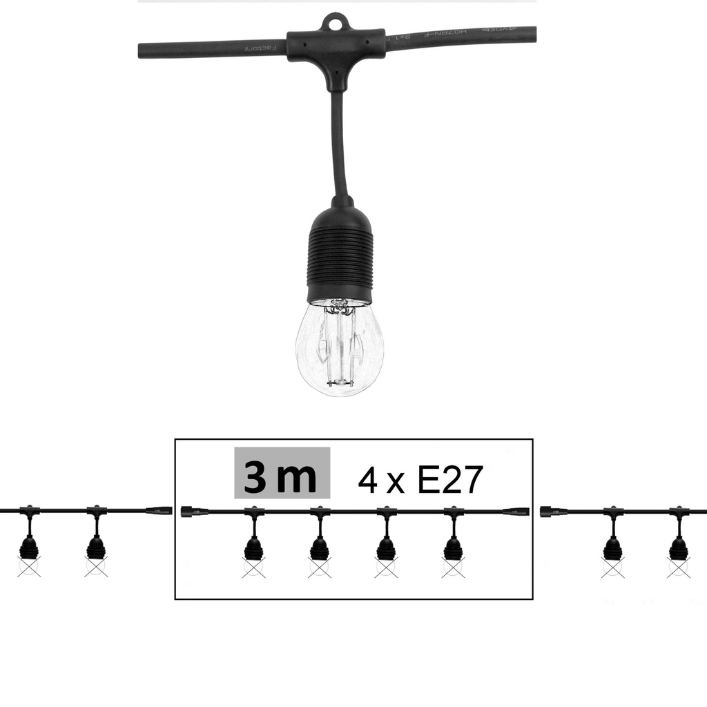 8606-G34 - Guirl. 6m 8xE27/A60 Fil 1700K