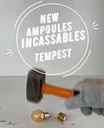 Guirlande 1,5m TEMPEST (Ampoules Incassables) 3xE27/G45 LED 1W - 1700K