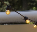 Guirlande 48m TEMPEST (Ampoules incassables) 96xE27/G45 LED 1W - 1700K