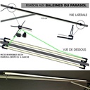 1014 - Kit éclairage Parasol via transfo 24V (+ Alim 230V)