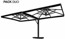 Kit Eclairage Parasols PRO DUO: 8x Bandeau LED 1.1m (8x750 Lumens)