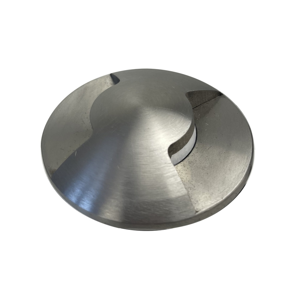 2646-D402 - Encastré béton Ø 52mm 3W 3000°K - Top INOX 2 fenêtres