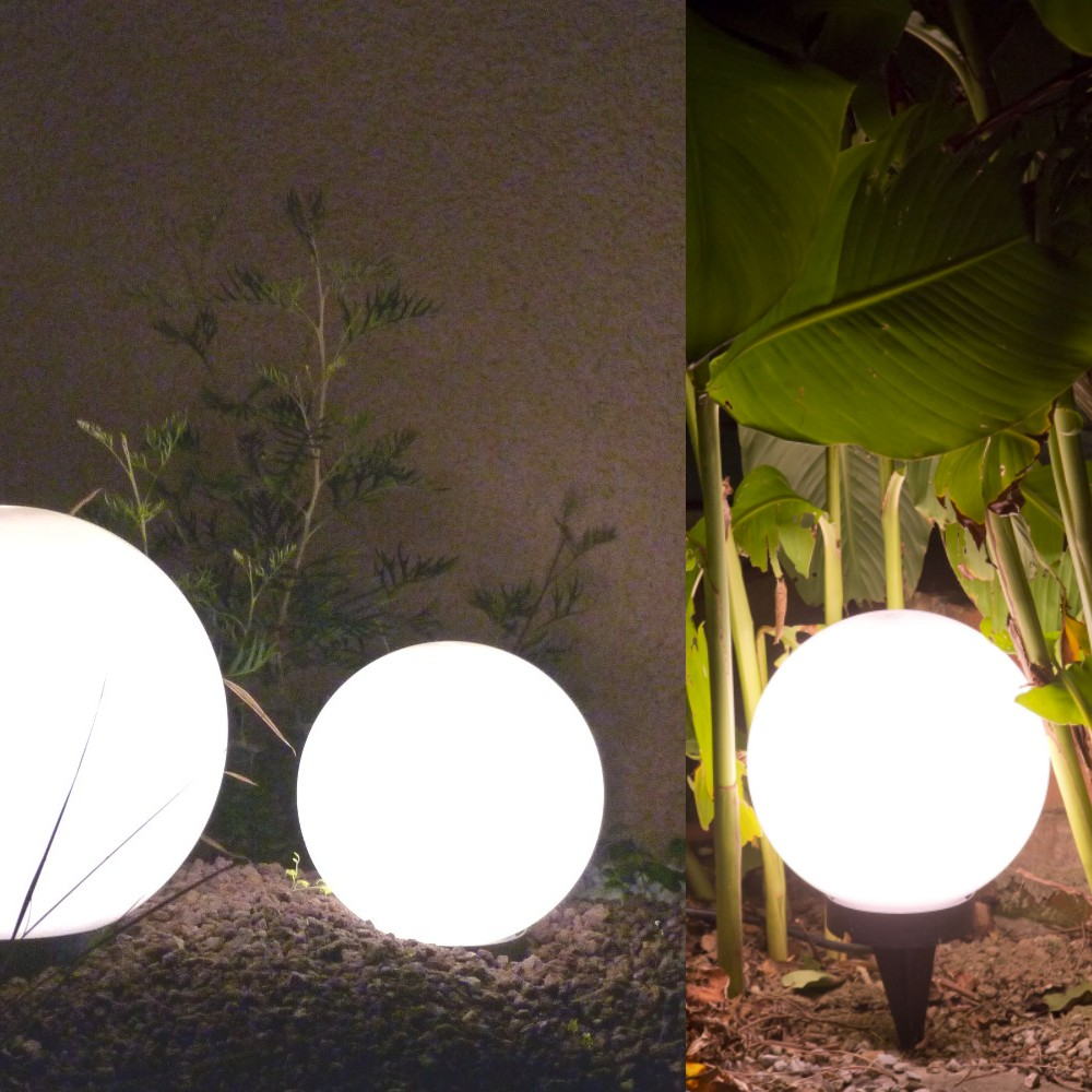 4912 - Sphère Ø25cm Blanche LED 5W
