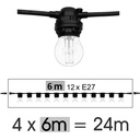 8524-G46 - Guirl 24m 48xE27/ST64 Fil 2200K