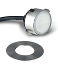 D303 - 3 Top Alu brossé pour Spot Ø6cm 2036 - 3 Fenêtres