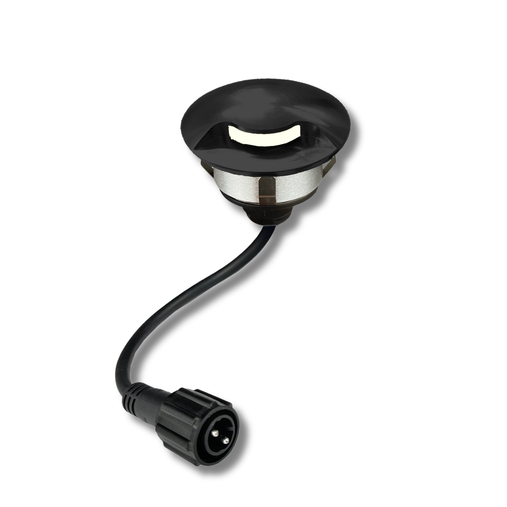 D311 - 3 Top Alu noir pour Spot Ø6cm 2036 - 1 Fenêtre