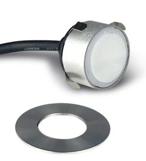 D313 - 3 Top Alu noir pour Spot Ø6cm 2036 - 3 Fenêtres