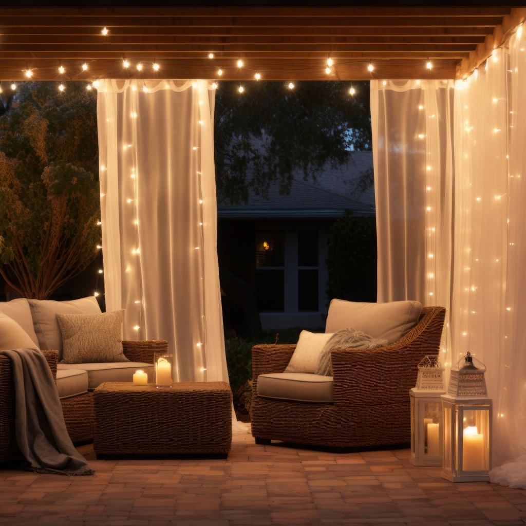 9540 - EXTENSION - Frange courte 60 LEDS (Fixe) - L 3 m x H 40 cm -  Fil Noir - Blanc Chaud 2200°K