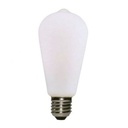 E27/ST64 -4,5W - 450 lm - Dim. -2700°K - Milky