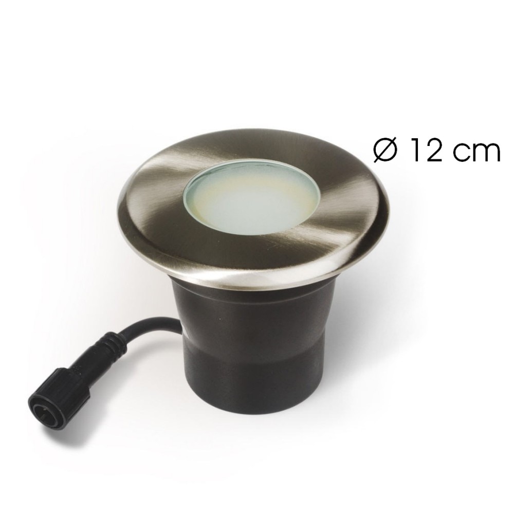 2176 - Foco de encastrar em madeira Ø12cm 3000°K