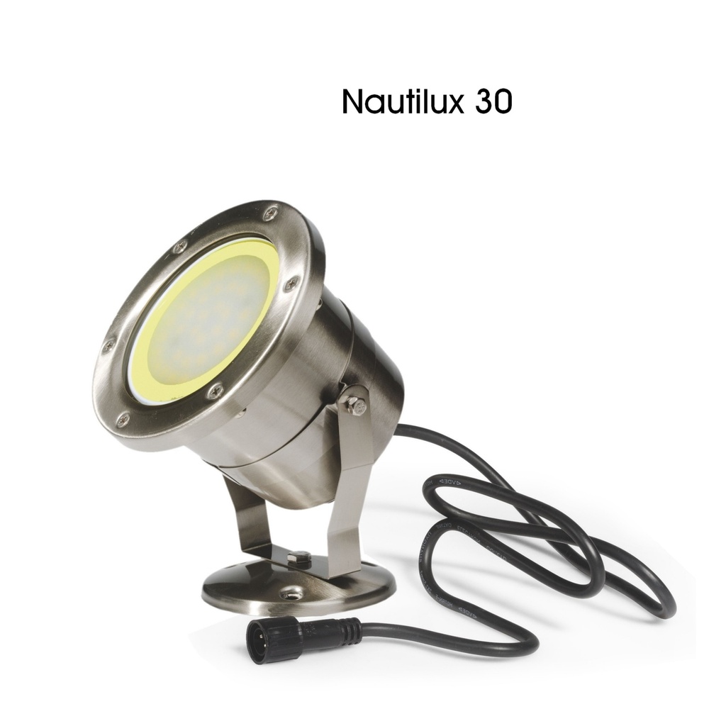 3676 - NAUTILUX 30 submersible spotlight - INOX IP68 (2m) - 10W