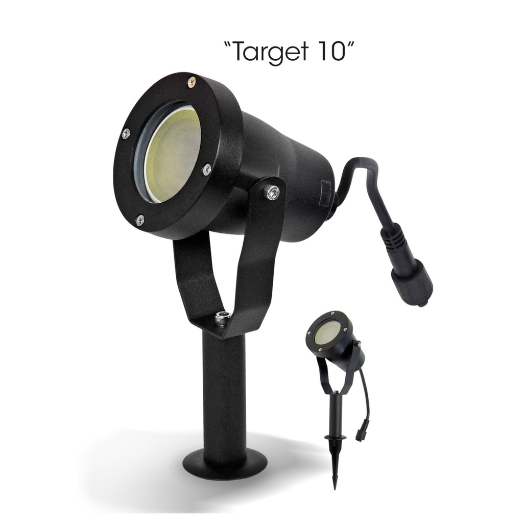 3416 - TARGET10 Faretto in alluminio nero - 4W - 3000°K