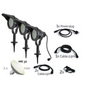 Z-3636-Set3 - 3er-Set TARGET 30 Schwarzer Aluminiumstrahler – 10 W