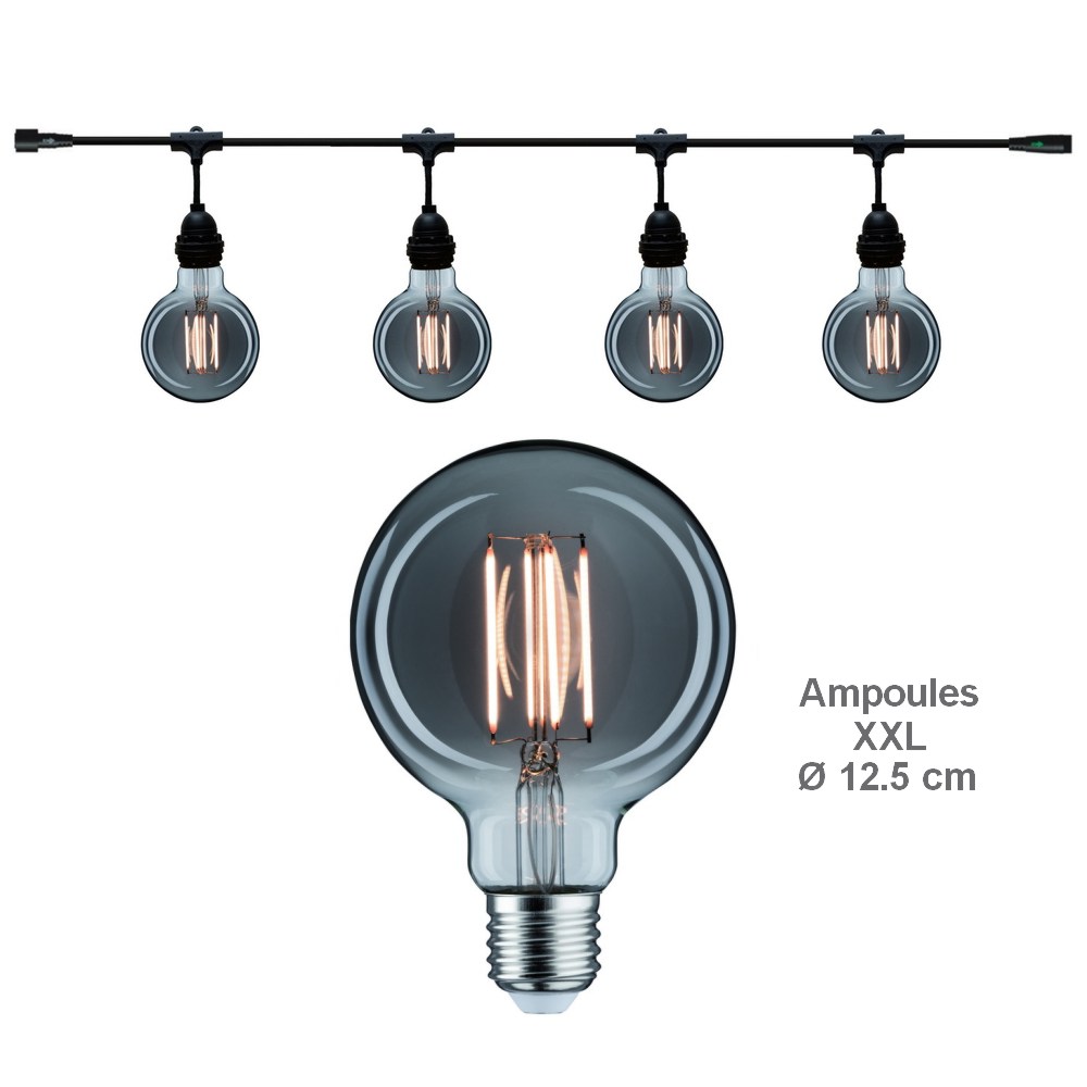 8606-C921 - Guirlande (Extension) 6m 8xE27/G125 Fil 2100K