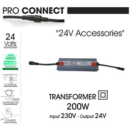 [F120] F120 - Transformateur 24V (STRIP/BARRE LED) - 200W