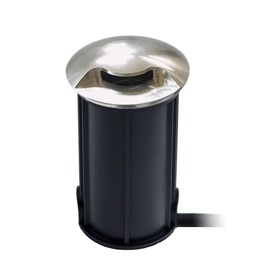 [2646-D401] 2646-D401 - Faretto da incasso in cemento Ø 52mm 3W 3000°K - Top INOX 1 finestra