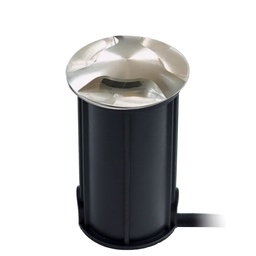 [2646-D403] 2646-D403 - Foco empotrable de hormigón Ø 52mm 3W 3000°K - Top INOX 3 ventanas