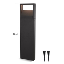 [4414] 4414 - Borne Noire  16 x 5 x Ht 56cm - Bizauté 2 côté