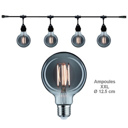 [8606-C921] 8606-C921 - Guirlande (Extension) 6m 8xE27/G125 Fil 2100K